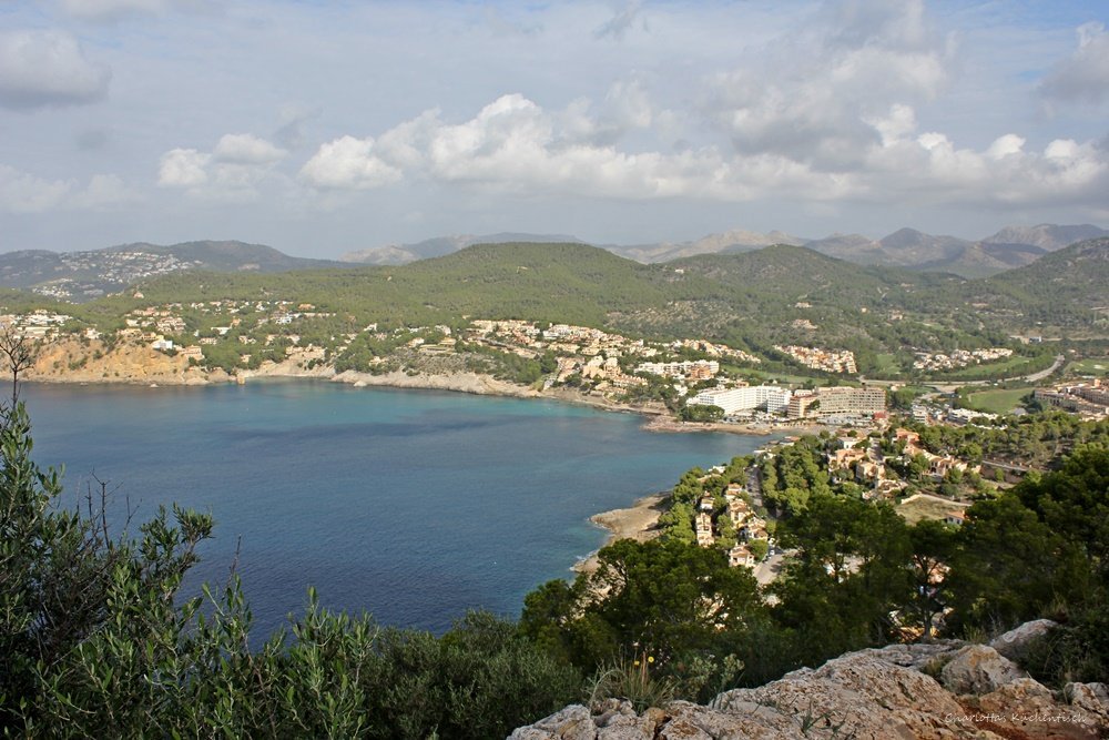 Wanderung auf Mallorca, Blick auf Camp de Mar