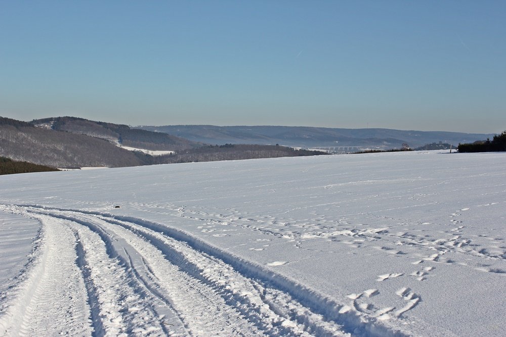 Wandern im Schnee, Sauerland, Wanderweg, A6, Altenhellefeld, Wacholderheide, Wandern, Schneewanderung