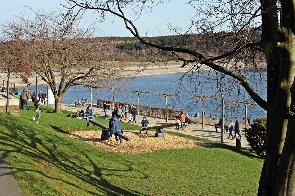 Radtour, Fahrradfahren, Stemel, Urlaubshappen, Strandpromenade, Langscheid