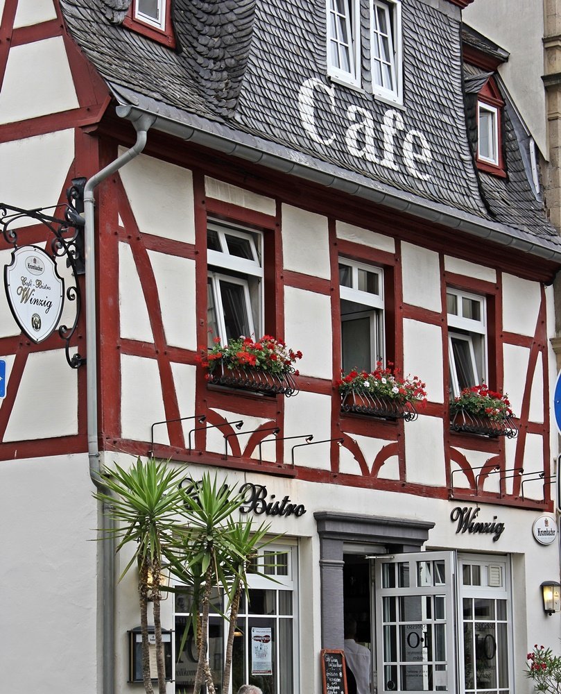 Kurztrip nach Andernach, Marktplatz, Cafe